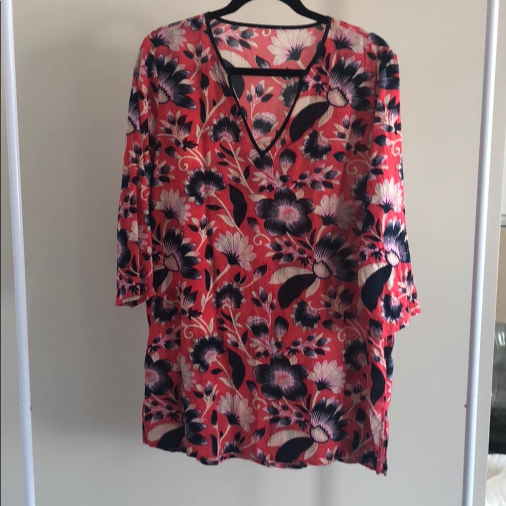 J Crew tissue tunic